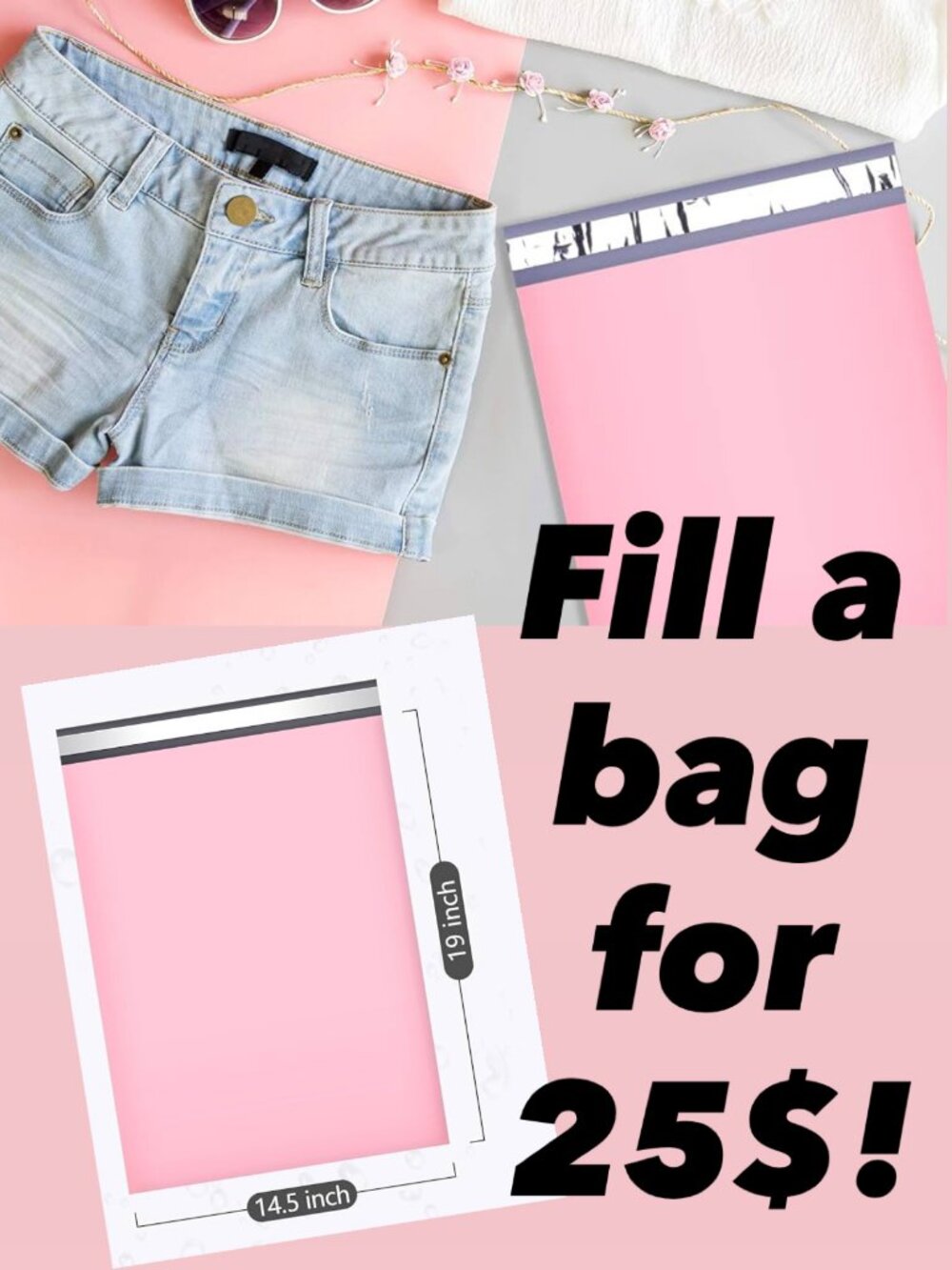 fill a bag for 25$ / live listing